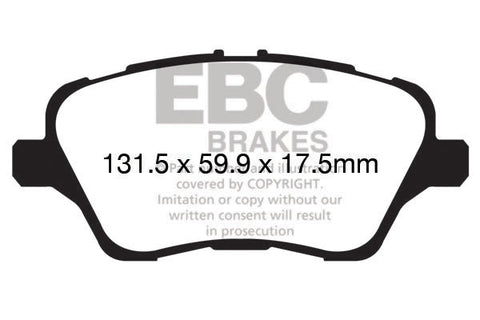 EBC Performance Pack Pad & Line Kit with Yellowstuff Pads (PLK2008) Image 2