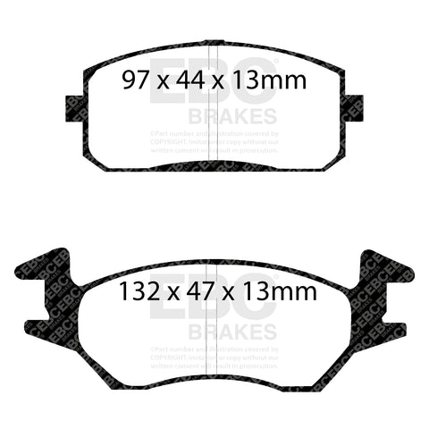 EBC Brakes Pad and Disc Kit (PDKF2012) Image 1