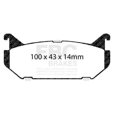 EBC Brakes Pad and Disc Kit (PD06KR184) Image 1