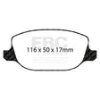 EBC Brakes Pad and Disc Kit (PDKR016) Image 1