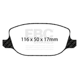 EBC Brakes Pad and Disc Kit (PDKR016) Image 1