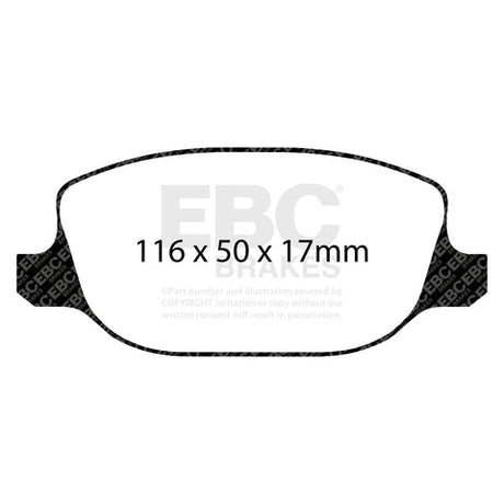 EBC Brakes Pad and Disc Kit (PDKR016) Image 1