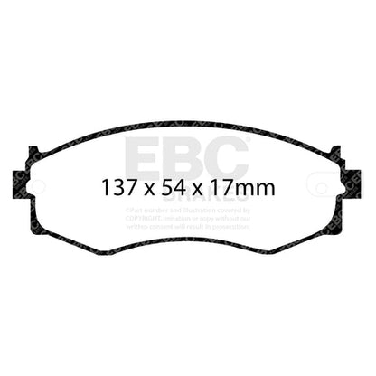 EBC Brakes Pad and Disc Kit (PD11KF1059) Image 3