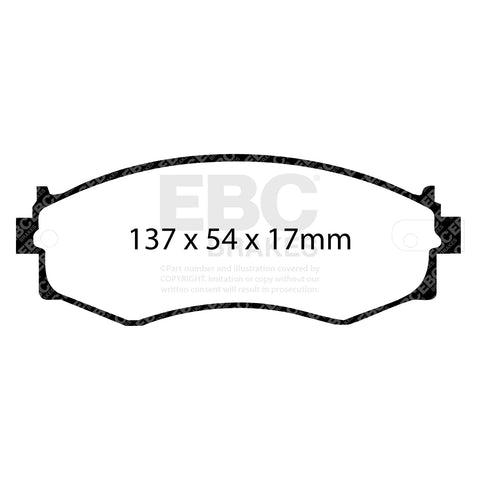 EBC Brakes Pad and Disc Full vehicle Kit (PD40K1394) Image 1