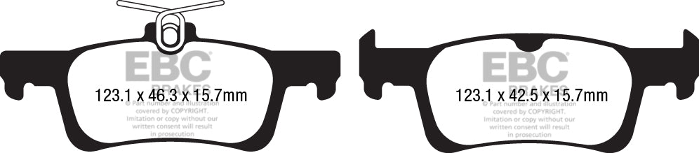 EBC Brakes Pad and Disc Kit (PDKR1055) Image 4