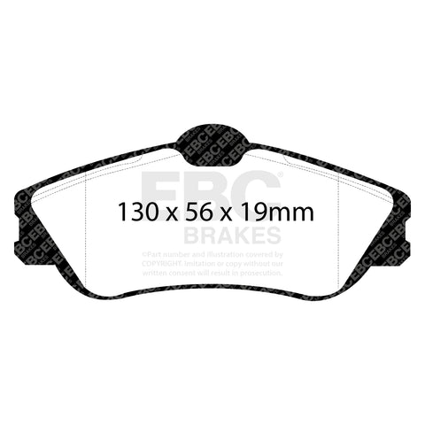 EBC Greenstuff 2000 Series Sport Brake Pad Set (DP21346) Image 3