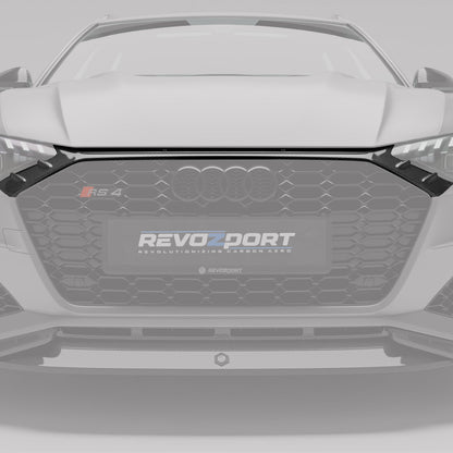 Revozport Carbon Fibre Front Grille for Audi RS4 B9.5 Facelift