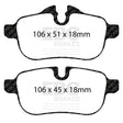 EBC Brakes Pad and Disc Full vehicle Kit (PD40K437) Image 1