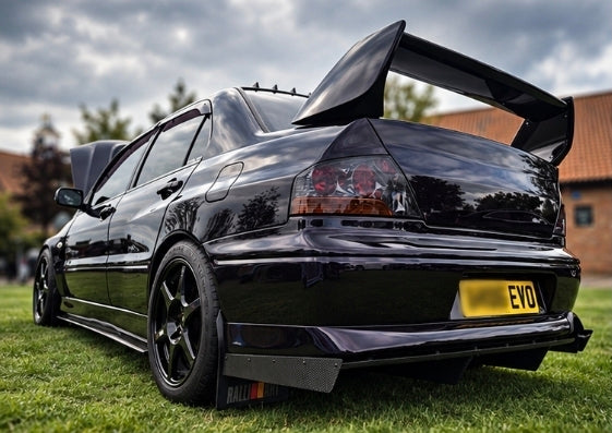Rexpeed JDM 7-8 V-Style Diffuser for Mitsubishi Lancer Evolution