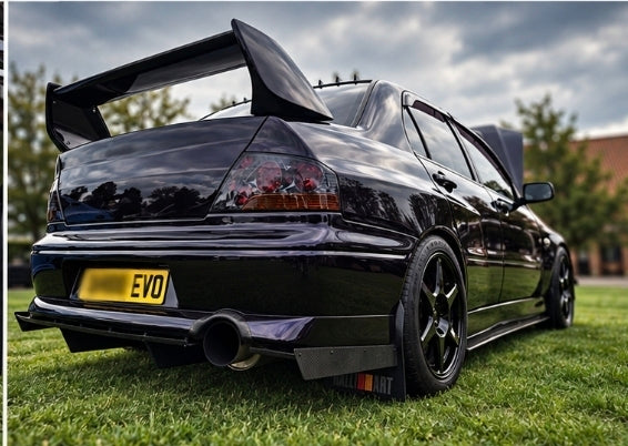 Rexpeed JDM 7-8 V-Style Diffuser for Mitsubishi Lancer Evolution