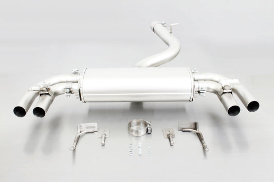 Sport Exhaust Bundle for Audi S3 Type 8V 4x 84mm Carbon Race Tips
