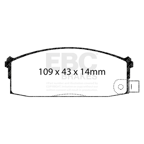 EBC Brakes Pad and Disc Kit (PDKF1429) Image 2