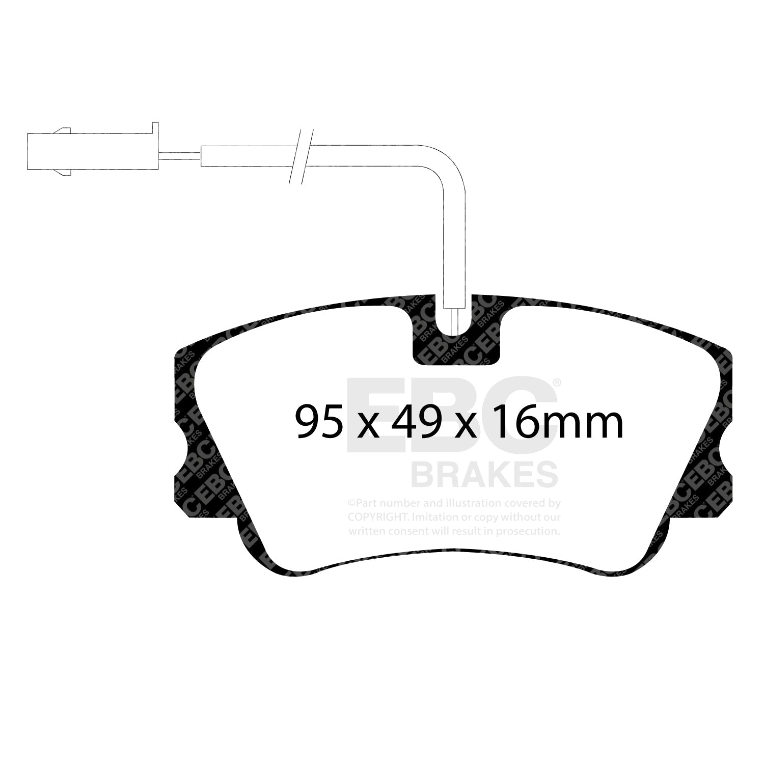 EBC Brakes Pad and Disc Full vehicle Kit (PD40K008) Image 2