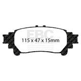 EBC Greenstuff 2000 Series Sport Brake Pad Set (DP21850) Image 4