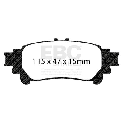 EBC Brakes Pad and Disc Full vehicle Kit (PD40K1875) Image 3