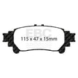 EBC Brakes Pad and Disc Kit (PDKR878) Image 1