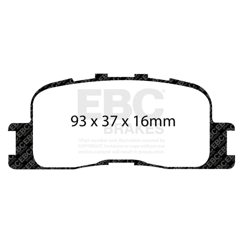 EBC Brakes Pad and Disc Kit (PDKR965) Image 4