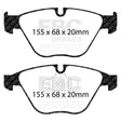 EBC Ultimax OE Replacement Brake Pad Set (DP1512) Image 1