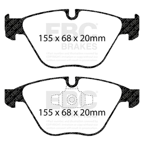 EBC Brakes Pad  and  Disc Kit (PD01KF245) Image 2
