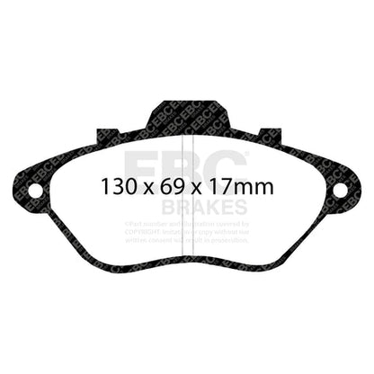EBC Brakes Pad and Disc Kit (PDKF1590)