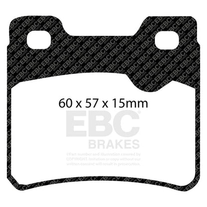 EBC Redstuff 3000 Series Sport Brake Pad Set (DP3761C) Image 3
