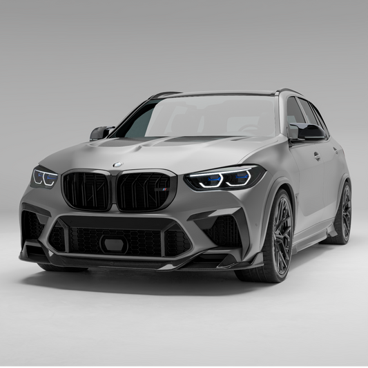 Revozport BMW X5M F95 PRE LCI Carbon Fiber Front Lip