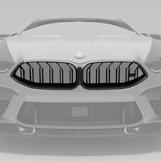 Revozport Carbon Fiber Front Grill for BMW M8 F93