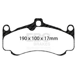 EBC Racing RP-1 Track and Race Brake Pads (DP82094RP1) Image 4