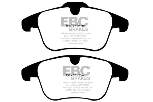 EBC Brakes Pad and Disc Full vehicle Kit (PD40K749) Image 1