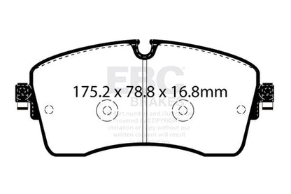 EBC Greenstuff 6000 Series Truck and SUV Brake Pad Set (DP62385) Image 1