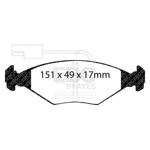 EBC Brakes Pad and Disc Kit (PDKF666)
