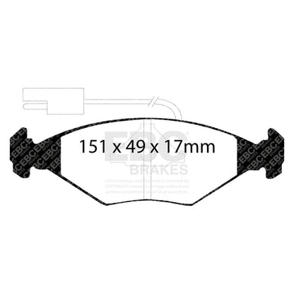 EBC Brakes Pad and Disc Kit (PDKF666)