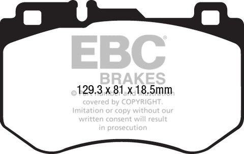EBC Greenstuff 2000 Series Sport Brake Pad Set (DP22209) Image 3