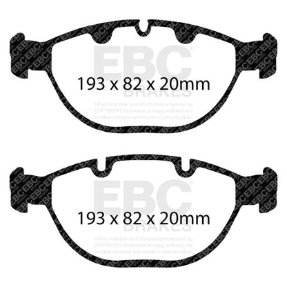 EBC Greenstuff 6000 Series Truck and SUV Brake Pad Set (DP61472) Image 2