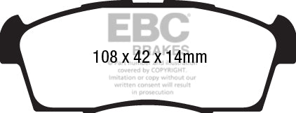 EBC Brakes Pad and Disc Kit (PDKF423) Image 1