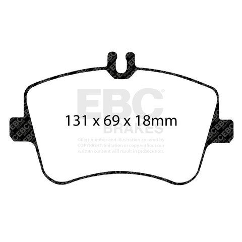EBC Greenstuff 2000 Series Sport Brake Pad Set (DP21365) Image 1