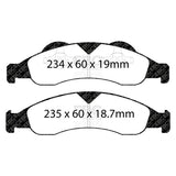 EBC Brakes Pad and Disc Kit (PDKF711) Image 1