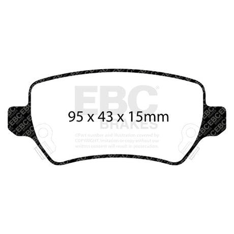 EBC Brakes Pad and Disc Kit (PDKR695) Image 2