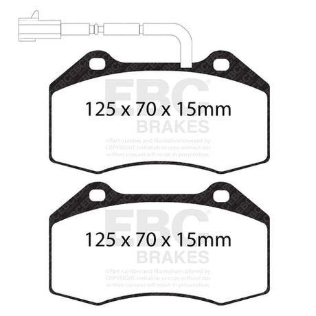 EBC Brakes Pad and Disc Kit (PD13KF024) Image 1