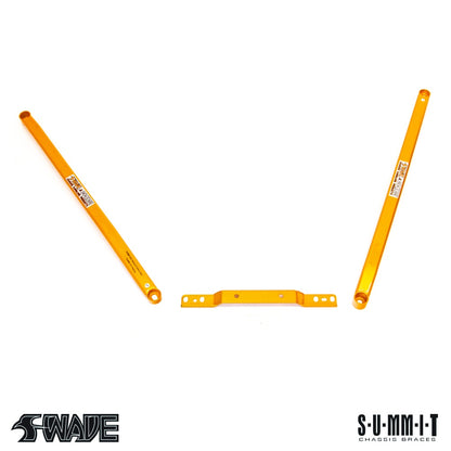 SWAVE &amp; SUMMIT Mid Lower V Type Bar Set VW Golf GTI &amp; R MK8 Image 2