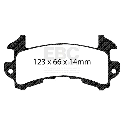 EBC Brakes Pad and Disc Kit (PDKR950) Image 4