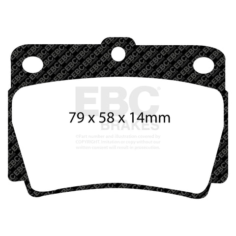 EBC Brakes Pad and Disc Full vehicle Kit (PD40K1302) Image 3