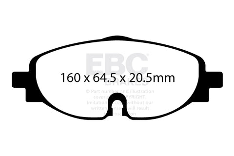 EBC Brakes Pad and Disc Kit (PD08KF663) Image 1