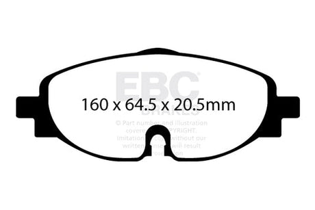 EBC Performance Pack Pad & Line Kit with Yellowstuff Pads (PLK2001) Image 1