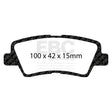 EBC Brakes Pad and Disc Kit (PDKR982) Image 1