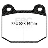 EBC Racing RP-X Track and Race Brake Pads (DP8197/2RPX) Image 1