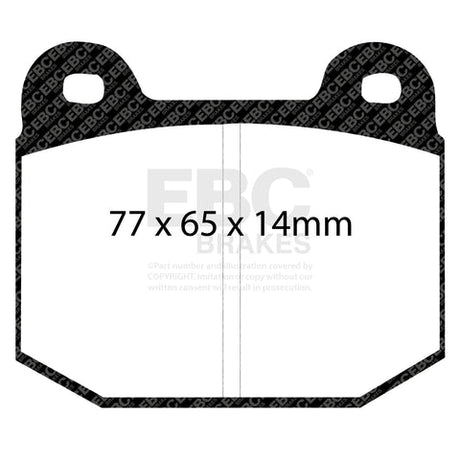 EBC Racing RP-X Track and Race Brake Pads (DP8197/2RPX) Image 1