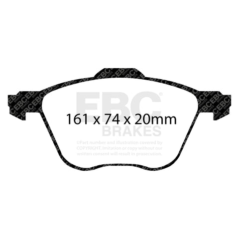 EBC Brakes Pad and Disc Full vehicle Kit (PD40K757) Image 4