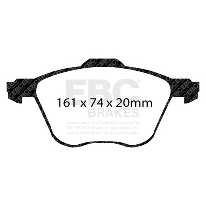 EBC Brakes Pad and Disc Full vehicle Kit (PD40K757) Image 4