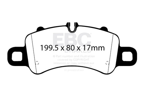 EBC Performance Pack Pad & Line Kit with Yellowstuff Pads (PLK1981) Image 1